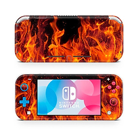 Mua Skin decal dán Nintendo Switch Lite mẫu flaming fire (dễ dán  đã cắt sẵn)