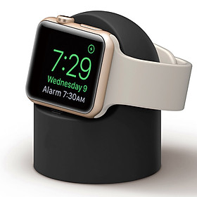 Giá Đỡ dành cho Dock Sạc Apple Watch Silicon Chống Đứt Gãy Dây_ Hàng Chính Hãng