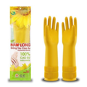 Mua Găng tay cao su Nam Long size Dài size M (35cm) - Hàng chính hãng