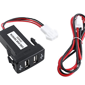 Ổ USB Cắm Sạc Điện Thoại Cho Toyota VIGO Car 12V 2.1A PDA DVR CS-270