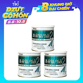 Combo 3 Sữa Non ILDong Foodis Choyumeal Plus Số 2, Hàng Nội Địa Hàn Quốc, Hộp 100 Gói Nhỏ - Bổ Sung Kháng Thể Tự Nhiên, Tăng Sức Đề Kháng và Miễn Dịch Giúp Bé Từ 1-9 Tuổi Khỏe Mạnh, Hạn Chế Ốm Vặt