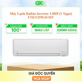 Máy lạnh Daikin 1HP inverter FTKY25WAVMV-HÀNG CHÍNH HÃNG-GIAO HÀNG TOÀN QUỐC