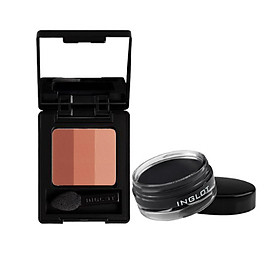 COMBO 1 hộp phấn mắt Eye Shadow Rainbow Matte NF + 01 Inglot Eye Amc Eyeliner Gel màu đen