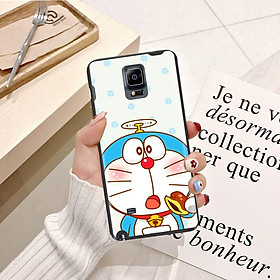 Ốp lưng điện thoại Samsung Galaxy Note 4 viền silicon dẻo TPU  hình Doremon Dễ Thương - Hàng chính hãng