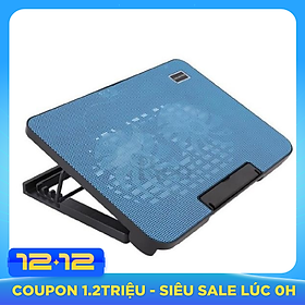 Đế Tản Nhiệt N99 (Với 2 Quạt Mạng Mẽ Giúp Bảo Vệ Máy Tính Laptop)
