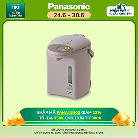Bình thủy điện Panasonic NC-BG3000CSY 3 lít - Hàng chính hãng