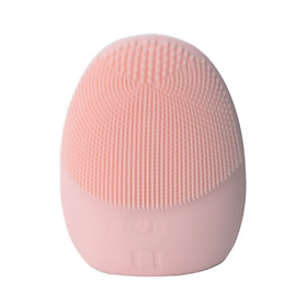 Máy rửa mặt silicone chạy pin MINISO SILICONE FACIAL CLEANER (hồng nhạt) chính hãng - MNS059