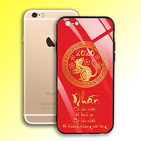 Ốp Lưng Mạ Màu Vàng Ánh Kim cho điện thoại Iphone 6 / 6S - 03001 7988 MOUSE08 - NHẪN - Hàng Chính Hãng