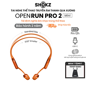 Mua  MỚI  Tai Nghe Bluetooth Thể Thao Truyền Âm Thanh Qua Xương SHOKZ OPENRUN PRO 2 - Mini S821 - Bảo Hành 2 Năm - Hàng Chính Hãng