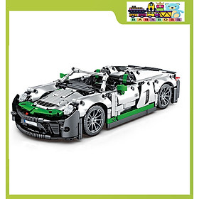 Đồ Chơi Lắp Ghép Technic Xe Đua Porche 918 Spyder Với 1016 Chi Tiết, Đồ Chơi Mô Hình Siêu Xe Porche 918, Đồ Chơi Điều Khiển Từ Xa Xe Porche 918 Spyder Tay Cầm RC - Chính Hãng BABYBOSS