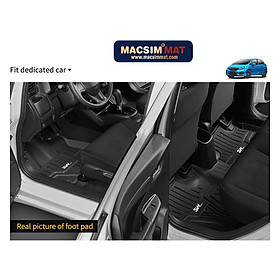 Thảm lót sàn xe ô tô Mazda 3 2013-2019 Nhãn hiệu Macsim 3W cao cấp - màu đen