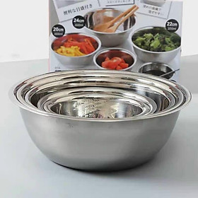 Mua BỘ 5 BÁT TRỘN - ÂU TRỘN INOX XUẤT NHẬT HÀNG SIÊU ĐẸP KHÁCH NHA