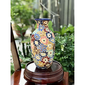 BÌNH BÁCH HOA 29CM GỐM SỨ THỦ CÔNG NAM BỘ TDM CẮM BÔNG TRANG TRÍ DECOR