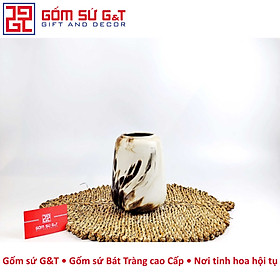 Mua Lọ hoa cổ thẳng vẽ hoa Gốm Sứ G&T