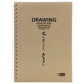 Sổ Vẽ Lò Xo B5 30 Tờ - Drawing Five Stars - Space Art 8662