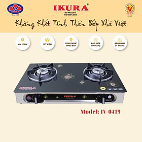 Mua Bếp gas đôi ikura - IV0419 - Bếp ga dương - Hàng Chính Hãng