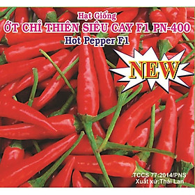 Hạt Giống Ớt Chỉ Thiên Siêu Cay F1 0.1gram
