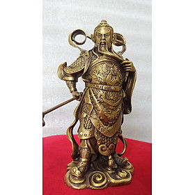 Mua Tượng Quan Công Quan Vân Trường Quan Vũ Xách Đao Bằng Đồng Vàng  Tượng Quan Vũ Bày Bàn Đồ Đồng Nguyệt Ánh