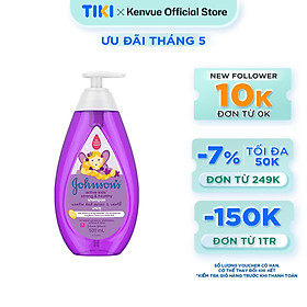 Dầu Gội Giúp Tóc Chắc Khỏe Cho Bé Gái Johnsons Active Kids Strong Healthy Shampoo - Dung tích 500ml