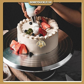 Mua Bàn Xoay Trang Trí Bánh Bằng Kim Loại Cao Cấp 30cm