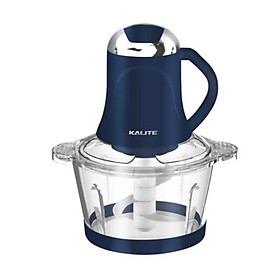 Máy Xay Thịt 2 Cối inox & Thủy Tinh Kalite KM355 (Model New) Đa năng, 2.0L - Công Suất 300W, Kèm Dụng Cụ Bóc Tỏi- Hàng Chính Hãng