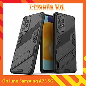 Ốp lưng cho Samsung A73 5G, Ốp chống sốc Iron Man PUNK cao cấp kèm giá đỡ cho Samsung A73 5G - Samsung A73 5G