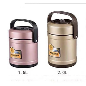 Mua cặp  lồng ủ cơm cháo inox 304 - Màu ngẫu nhiên - Cặp lồng 1 5 lít