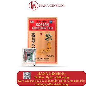 Hình ảnh Trà Sâm Hàn Quốc Korean Red Gingseng hộp 100 gói - Cho sức khỏe mỗi ngày