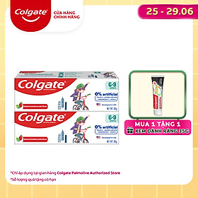 Bộ 2 Kem đánh răng trẻ em Colgate Kid Free From 6-9 80g/tuýp