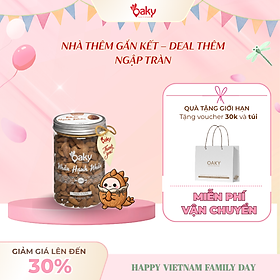 Hạt Hạnh Nhân Oaky 250g (Size Nhỏ) - Nhập Khẩu Mỹ, Ăn Vặt Healthy, Giàu Dinh Dưỡng Tự Nhiên