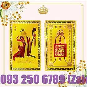 Mua  ĐÃ KHAI QUAN  Thẻ KIM BÀI NGUYỆT LÃO Se Duyên   Đã Khai Quang