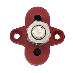3/8inch Red Junction Block Power Post Insulated Terminal Stud for Boat Marine
