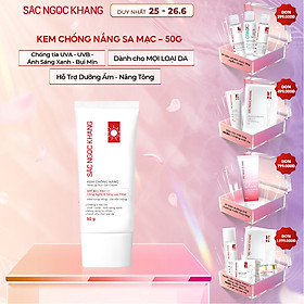 Kem chống nắng SẮC NGỌC KHANG 50G chống nắng phổ rộng với 6 màng lọc Filter