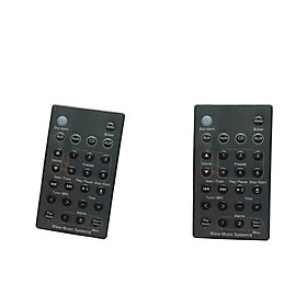 2pcs Remote Control Suit for B-Wave Music Radio System I II III IV Black