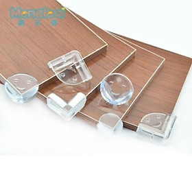 Bịt góc bàn trong xuốt tránh va đập cho các bé được an toàn