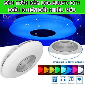 Mua Đèn trần LED 36W thông minh nhiều màu sắc kết hợp loa bluetooth nghe nhạc điều khiển đổi màu tiện lợi.