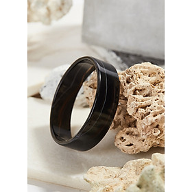 Vòng tay mã não đen bản vuông mệnh thủy, mộc - Ngọc Quý Gemstones