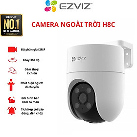 Camera Wifi Ezviz H8C 1080P Quay 360 độ, đàm thoại 2 chiều, nhận diện AI - Hàng chính hãng - Chỉ Có Camera