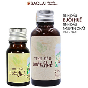 Tinh dầu Bưởi Huế thương hiệu Làng Hạ 30ml (Pomelo Peel oil): Giúp chăm sóc tóc, giảm rụng tóc, xông phòng, lọc không khí - Hàng Chính Hãng