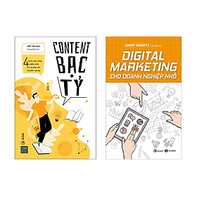 Combo 2 Cuốn Sách Marketing Content Bạc Tỷ + Digital Marketing Cho Doanh