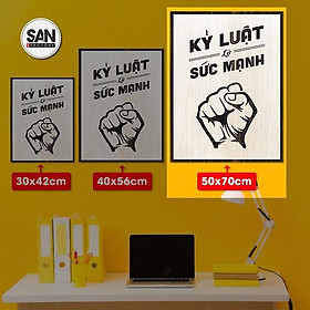 Mua Tranh tạo động lực SAN002  tranh gỗ trang trí truyền cảm hứng tích cực trong công việc