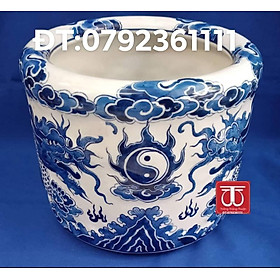 Mua BÁT HƯƠNG VẼ RỒNG NỔI ĐK: 16 18 20 22CM