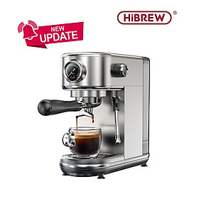 Máy pha cà phê bán tự động Espresso, Cappuccino, Latte thương hiệu Mỹ cao cấp HiBREW H10B - Hàng Nhập Khẩu
