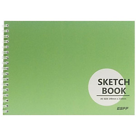Vở Vẽ A5 Sketch Book - ESPP 130402GR - Màu Xanh Lá
