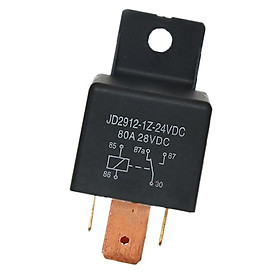 JD2912-1Z-24VDC 28V/80A 5Pin Changeover Switch SPDT Relay for Car Motorcycle