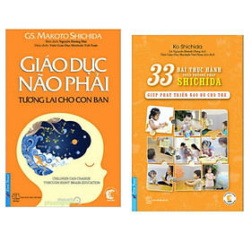 Hình ảnh Combo Sách Nuôi Dạy Con - Làm Cha Mẹ: 33 Bài Thực Hành Theo Phương Pháp Shichida + Giáo Dục Não Phải - Tương Lai Cho Con Bạn (Tặng kèm 01 postcard / bookmark ngẫu nhiên)