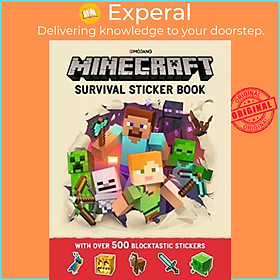 Sách - Minecraft Survival Sticker Book : An Official Minecraft Book from Mojang by Mojang AB (UK edition, paperback)