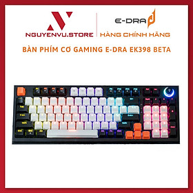 Bàn phím cơ E-dra EK398 Beta / E-dra EK398 Alpha - Hàng Chính Hãng