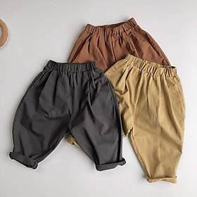 quần cho bé FREE SHIPchất liệu kaki mềm dáng BASIC cho bé