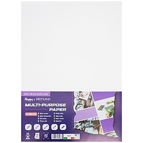Bộ 10 Tờ Giấy Vẽ Đa Chất Liệu A3 200gsm Multi-Purpose Paper - Happy HA-MIX-A3-200G